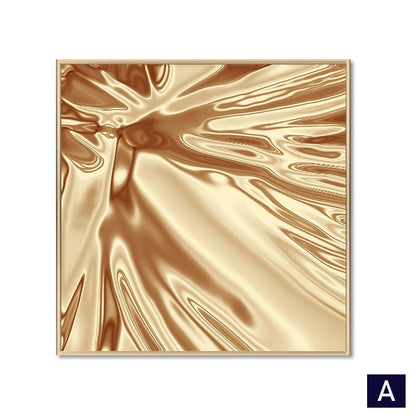Toile d'or nordique abstraite
