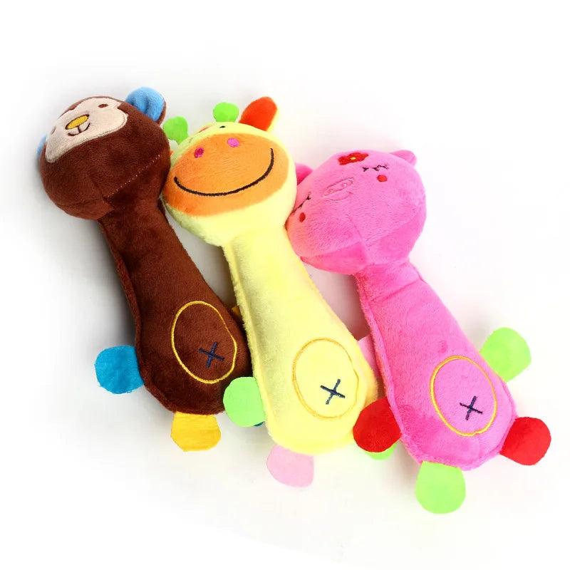 Floroux - Jouets en peluche pour petits chiens avec un design résistant à la mastication