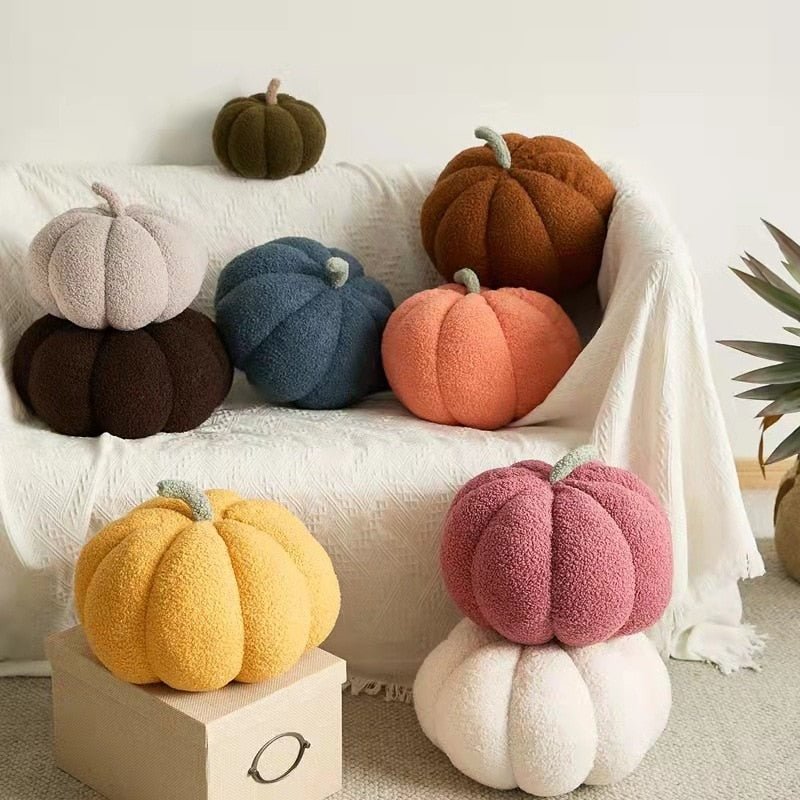 CozyPumpkin – Doux Coussin Citrouille d'Automne