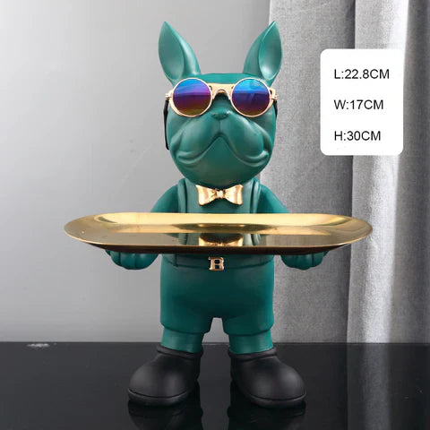 FrenchPaw™ French Bulldog Statue | Modern Decorative Figure for Home & Office | Stylish Animal Statue