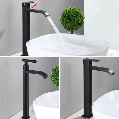 Cold Water Tap Matt Black Floroux | Single Tap for Sink Installation | Modern Design | Rust Resistant