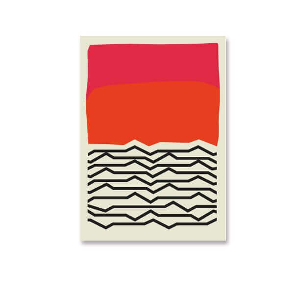 Collection de Posters Abstraits Mid-Century Modern (lot de 3 ou poster individuel)