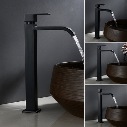 Cold Water Tap Matt Black Floroux | Single Tap for Sink Installation | Modern Design | Rust Resistant