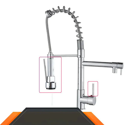 AquaWave Pro – Robinet de cuisine de luxe avec double sortie