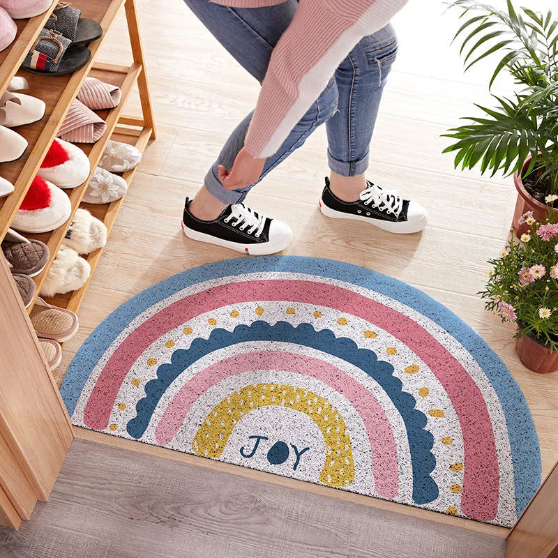 BrightStep – Tapis de porte arc-en-ciel coloré