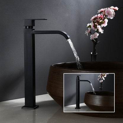 Cold Water Tap Matt Black Floroux | Single Tap for Sink Installation | Modern Design | Rust Resistant