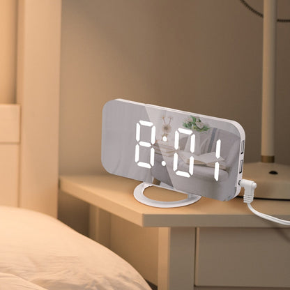 Réveil LED numérique miroir