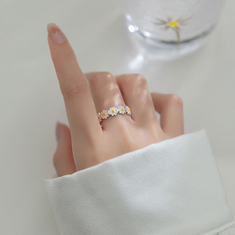 Charming & Chic Bague Fleur Marguerite