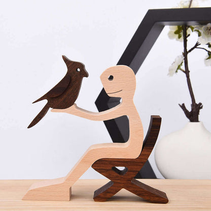 Animaux en bois danois Ornements
