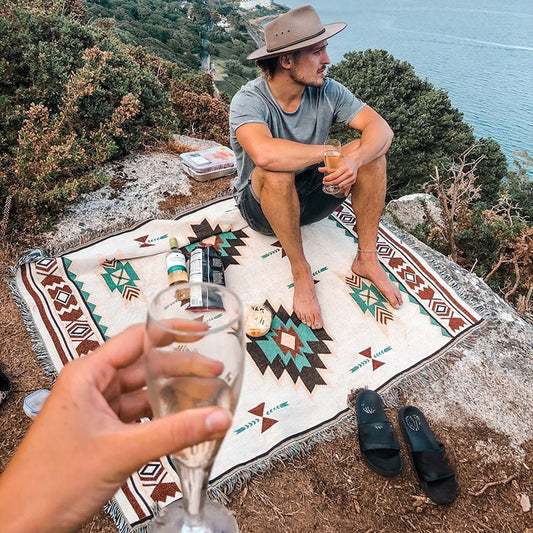Couverture de lancer d'extérieur - Tapis de voyage