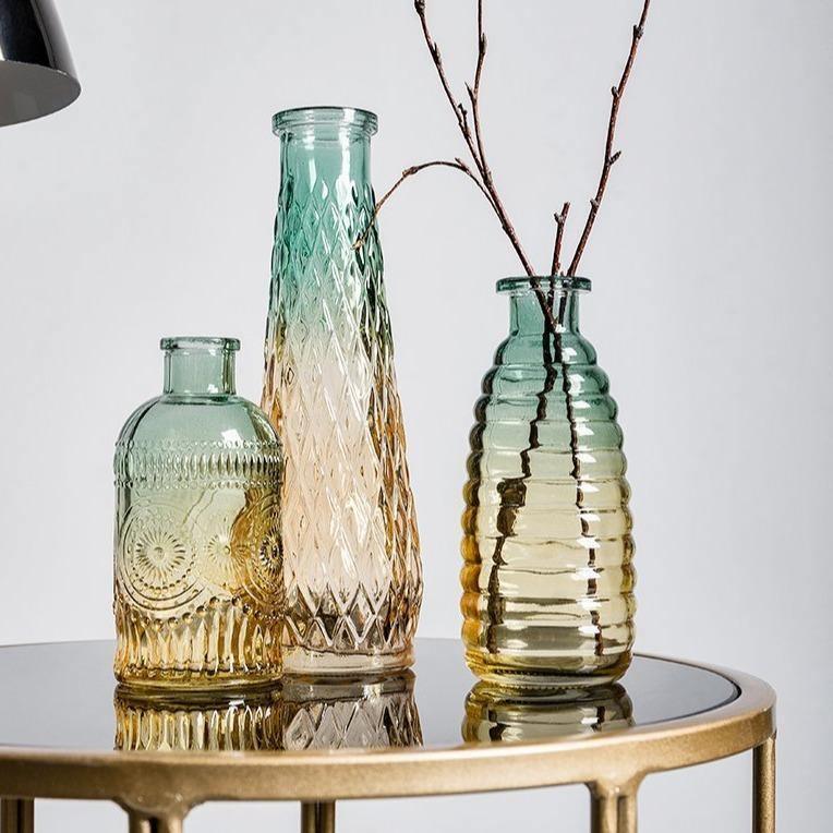 Floroux Gradient Glass Vases | Modern Design | Stylish Home Accessories