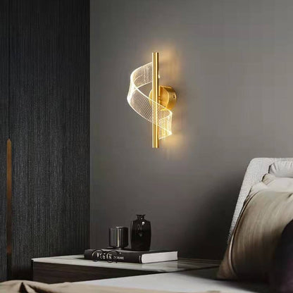 Floroux Applique Murale Luxueuse avec Lustre en Verre | Éclairage Élégant | Design Haut de Gamme