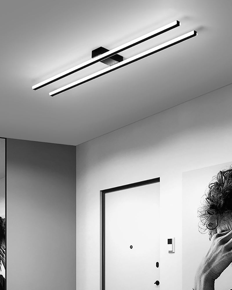 Couloir Corridor Escalier Lampe Nordique Longue Lumières LED au Plafond