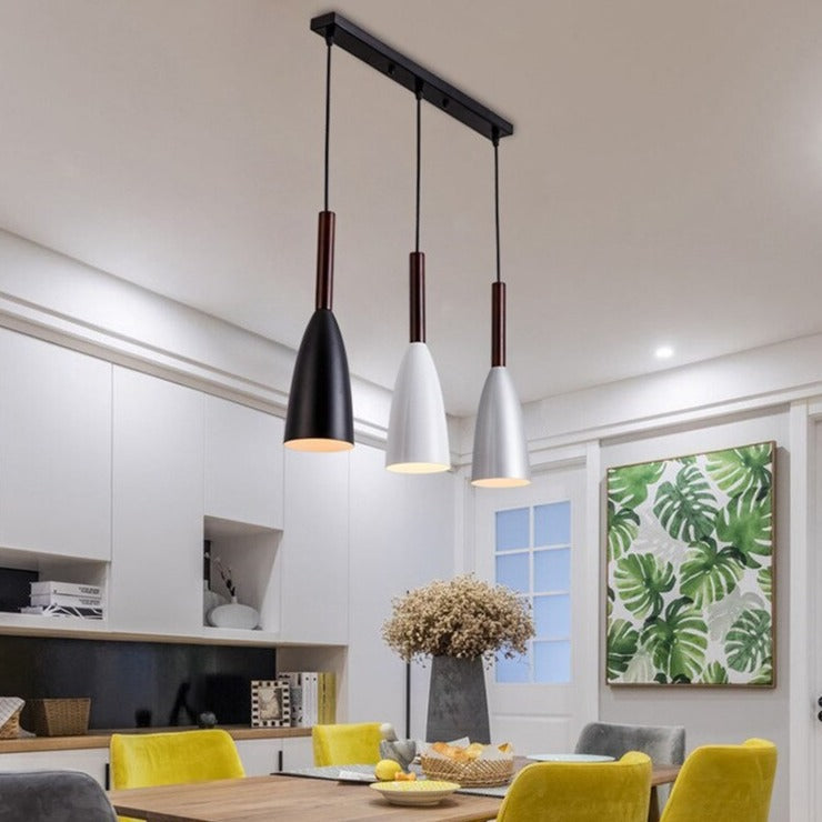 Floroux Design Hanging Lights | Set of Three Pendant Lamps | Elegant Lighting for the Home
