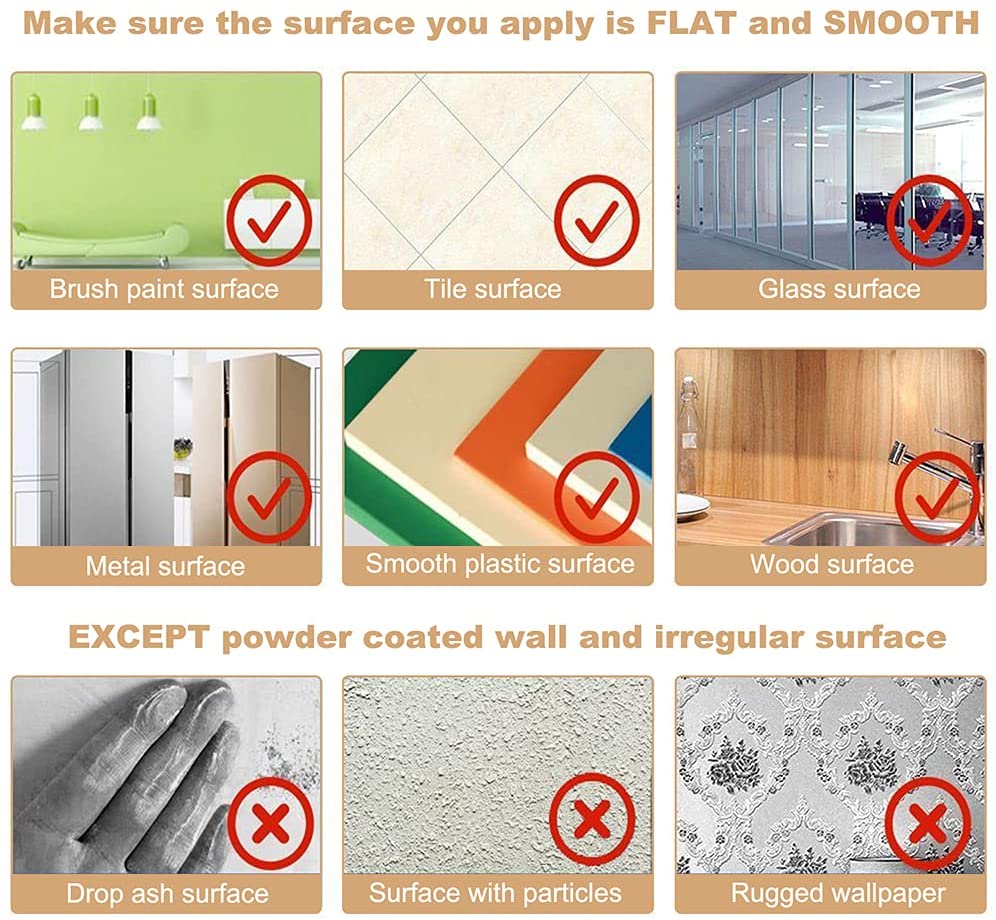 Floroux Folie autocollante de protection | Folie décorative & protection de surface | Imperméable & lavable | Folie DIY pour meubles & murs