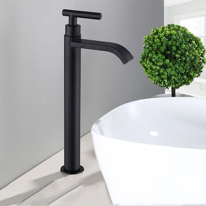 Cold Water Tap Matt Black Floroux | Single Tap for Sink Installation | Modern Design | Rust Resistant