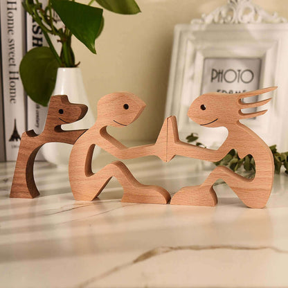 Animaux en bois danois Ornements