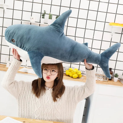 Floroux - Huge, soft shark plush figure for adventure and play fun