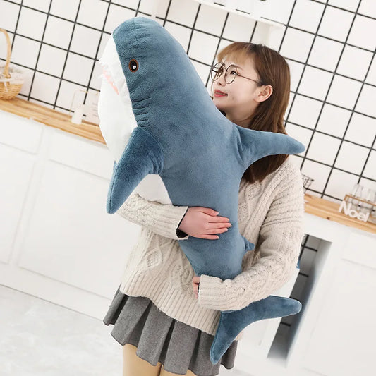 Floroux - Énorme, douce figurine en peluche requin pour des aventures et des jeux amusants