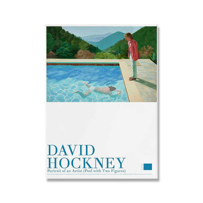 David Hockney Impression sur toile de luxe A Bigger Splash
