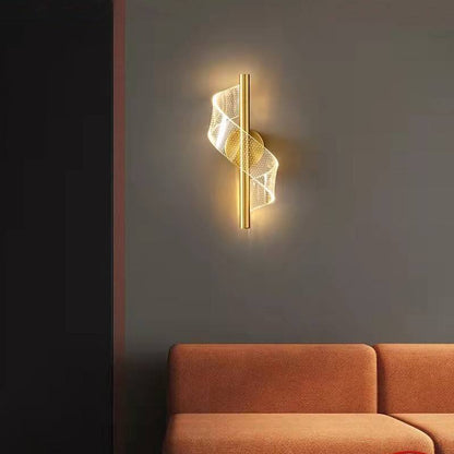 Floroux Applique Murale Luxueuse avec Lustre en Verre | Éclairage Élégant | Design Haut de Gamme