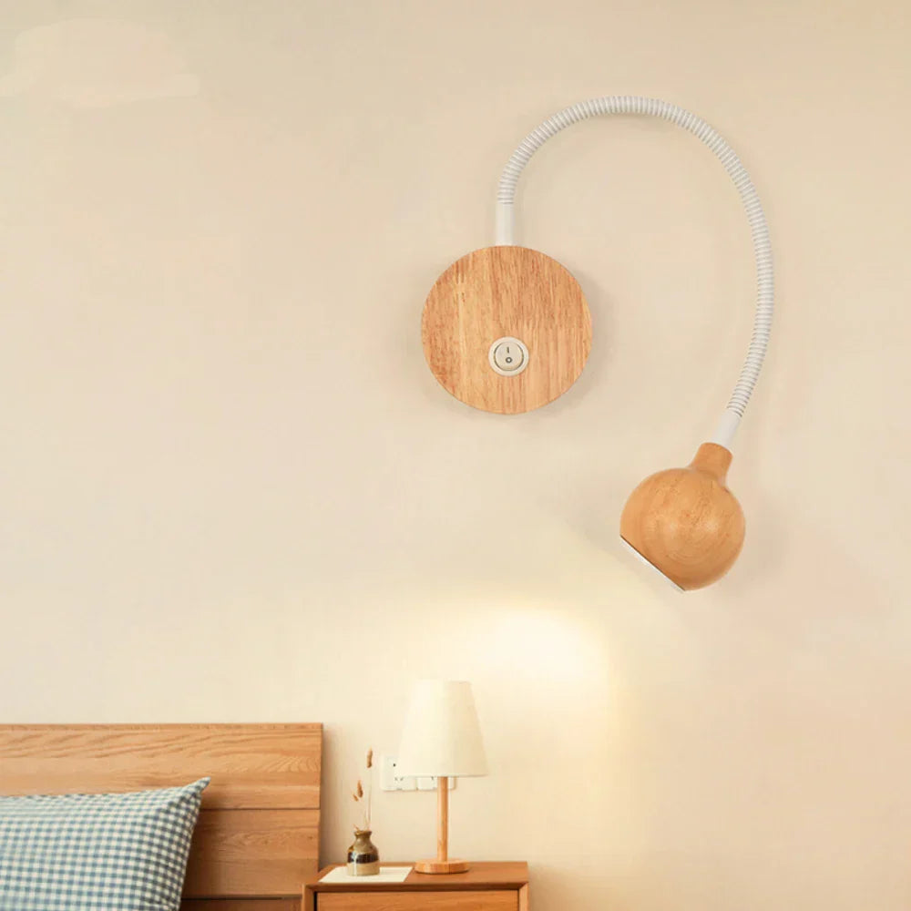 Floroux appliques murales LED en bois