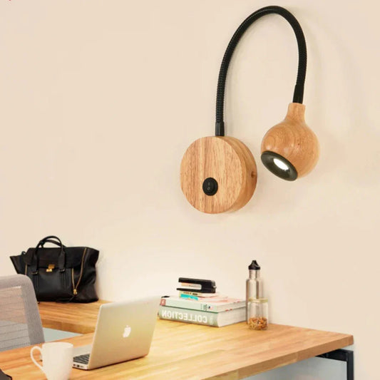 Floroux appliques murales LED en bois