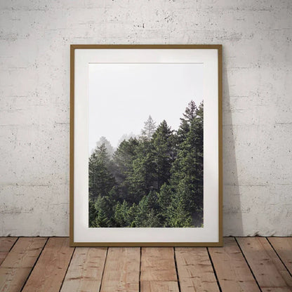 Floroux Arbre Toile 3-Pièces | Paysage Forestier Décoration Murale | Toiles de Haute Qualité | Décor pour la Maison