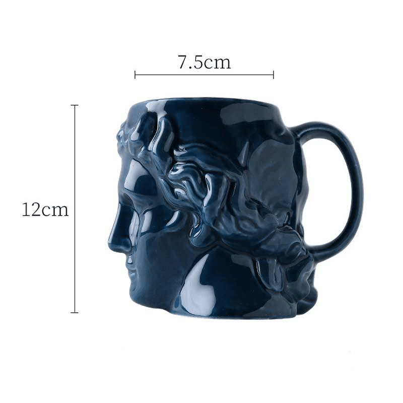 Ceramic Mug Skull by Floroux David | Unique Design | Porcelain and Ceramic | Decoration and Function