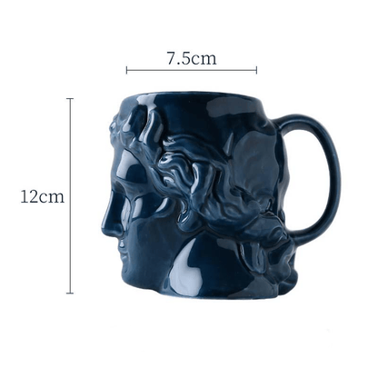 Ceramic Mug Skull by Floroux David | Unique Design | Porcelain and Ceramic | Decoration and Function