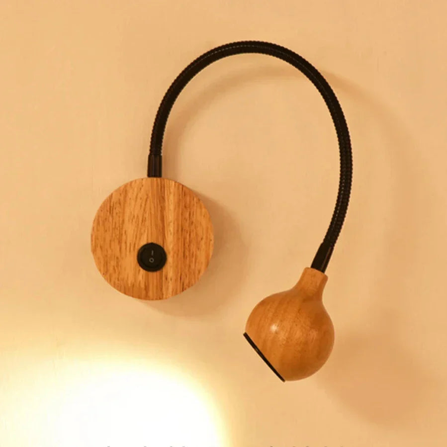 Floroux appliques murales LED en bois