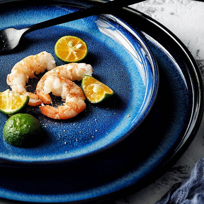Assiette à dîner "Oceano" Bleu Profond