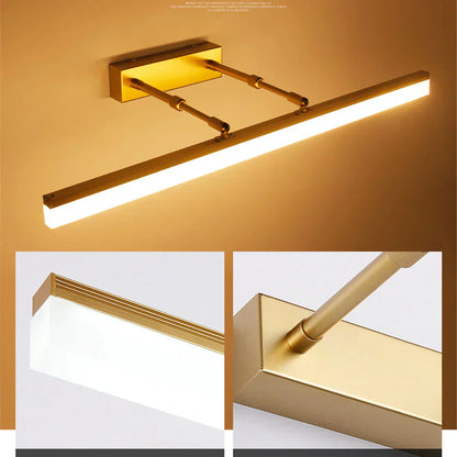 Floroux - Applique miroir LED étanche élégante pour salle de bains