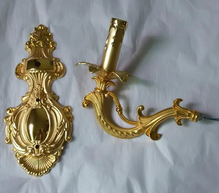 CrystalGlow - Luxe LED Bougie Lampe pour la Chambre