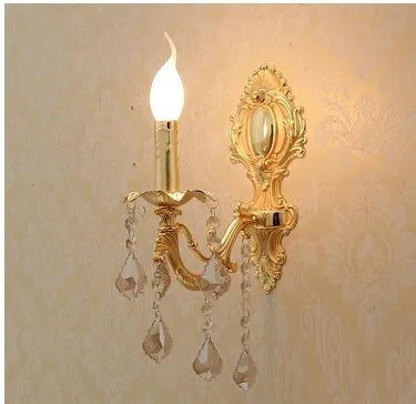 CrystalGlow - Luxe LED Bougie Lampe pour la Chambre