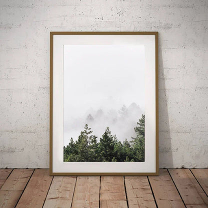 Floroux Arbre Toile 3-Pièces | Paysage Forestier Décoration Murale | Toiles de Haute Qualité | Décor pour la Maison