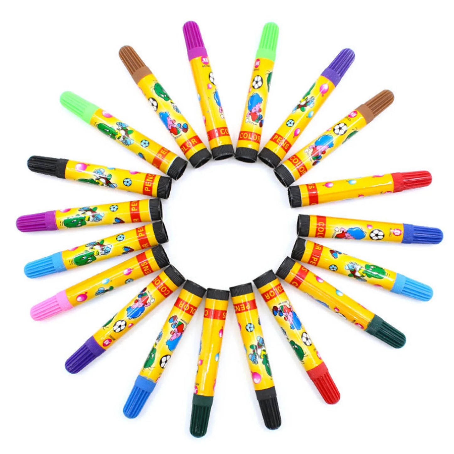 Ensemble d'art pour enfants de 86 pièces - Crayons de couleur, marqueurs, crayons et pinceaux pour le jeu créatif - Idéal pour les cadeaux de maternelle et une utilisation à domicile