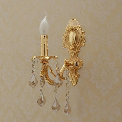 CrystalGlow - Luxe LED Bougie Lampe pour la Chambre