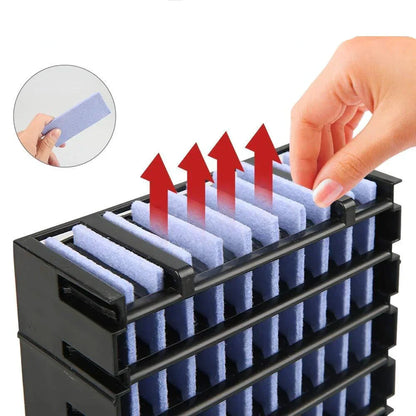 Climatiseur Mini Portable - Refroidir, Humidificateur et Purifier l'Air à Domicile ou au Bureau