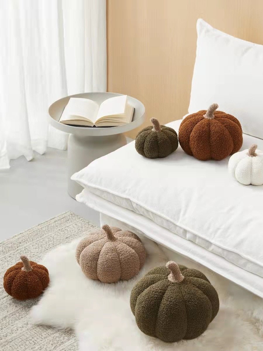 CozyPumpkin – Doux Coussin de Citrouille d'Automne