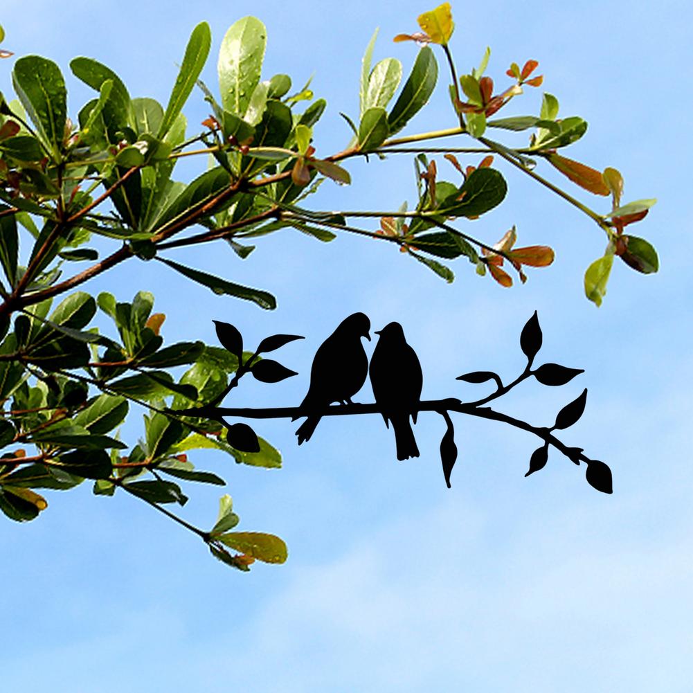 FeatherGlow Art de Jardin – Oiseau en Métal pour le Jardin