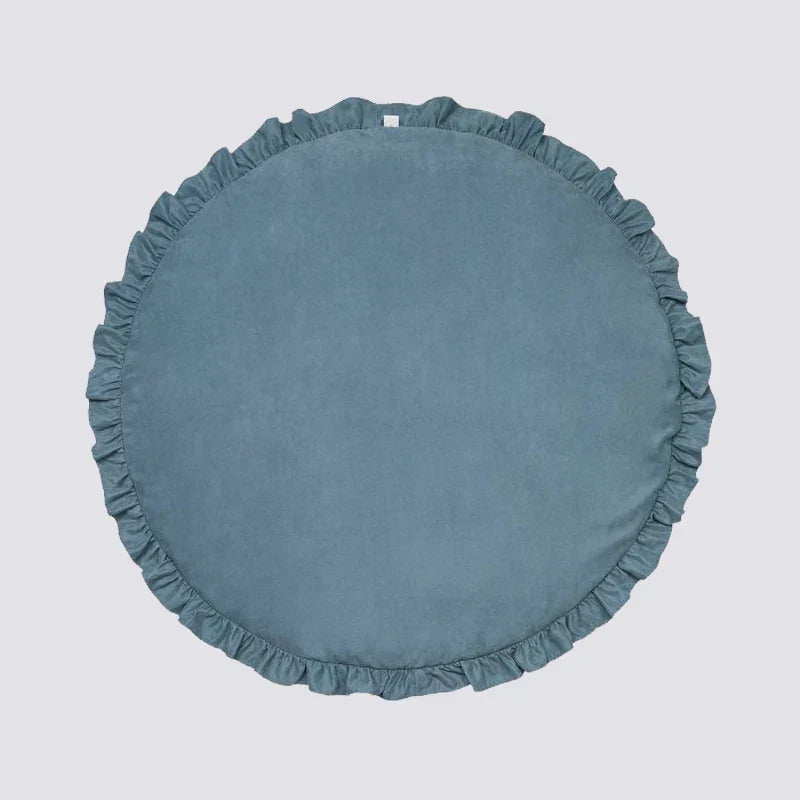 CozyCotton Tapis Rond – Tapis de Jeu et de Rampement Doux