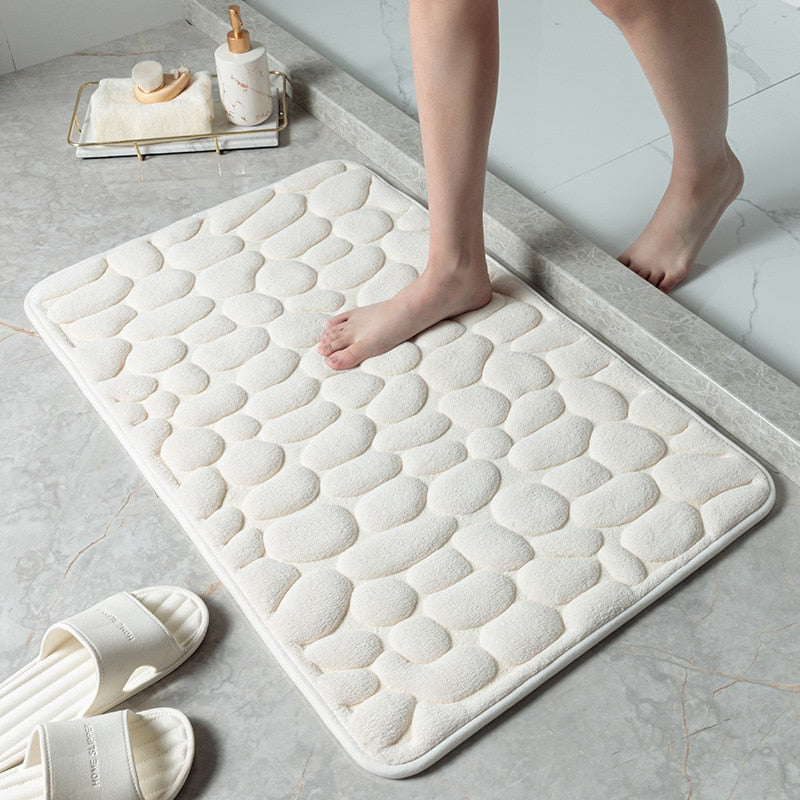 Tapis en pavés | Tapis de salle de bain antidérapant