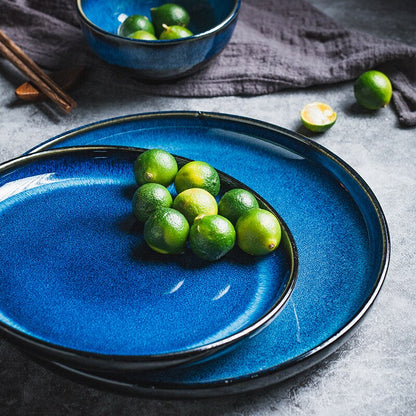 Assiette à dîner "Oceano" Bleu Profond