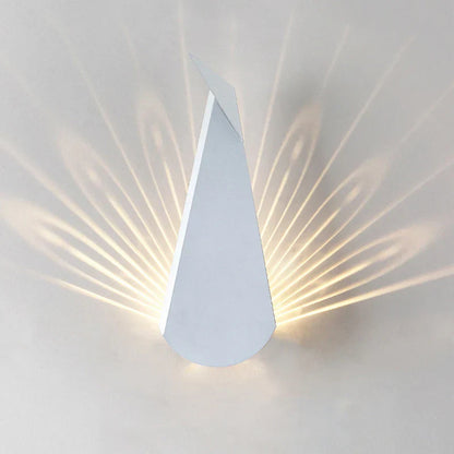 ElegantLuxe - Moderne LED Applique Murale Plume de Paon