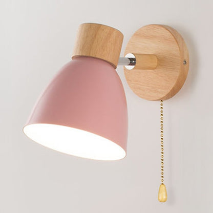 ÉclatBois - Applique Murale Suspendue en Bois Naturel Scandinave