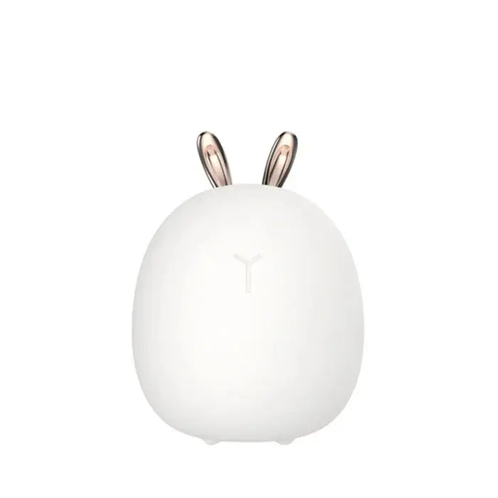 Floroux Night Lamp | Rechargeable USB LED Children's Lamp | Illuminated Animal Decoration | Rabbit & Deer