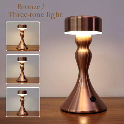 ChicLuxe – Lampe de table sans fil avec fonction de charge