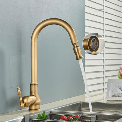 VintageTap – Robinet de cuisine rétro avec finition en laiton