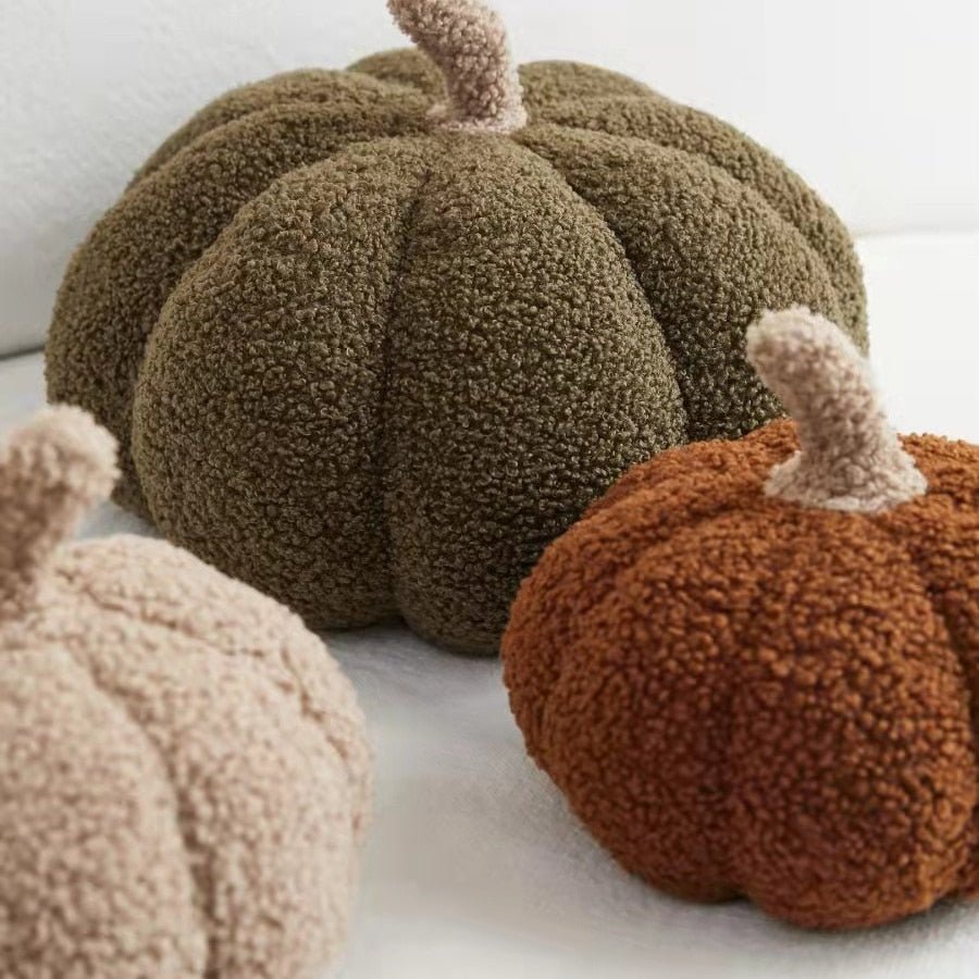 CozyPumpkin – Doux Coussin de Citrouille d'Automne